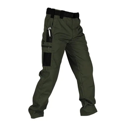 🔥49% OFF 👖 Men's Ripstop Cargo Work Pants, Water-Resistant Utility Pants with Tool Pockets