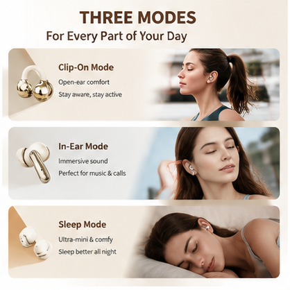 Three listening modes for different situations