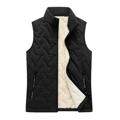 🔥Last Day 49%| Men’s Fleece-Lined Quilted Vest ❄️ Warm & Lightweight Winter Layer