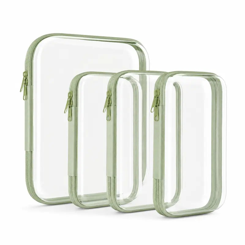 🔥 Limited-Time 49% OFF 🧳 Clear Hard Shell Packing Cubes | 💧 Waterproof PET Travel Organizer Bags