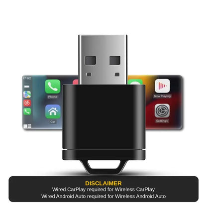 🔥LAST DAY 49% OFF📱 Wireless CarPlay & Android Auto Adapter | 🚗 Convert Wired to Wireless ⚡