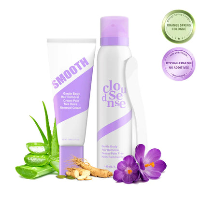 🔥Limited Time 49% OFF🧴 Hypoallergenic Hair Removal Cream 🌸Gentle Pain-Free Depilatory For Bikini & Body