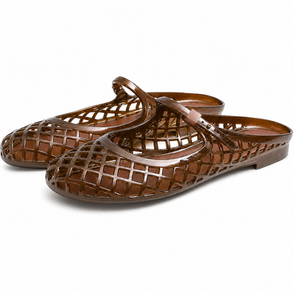 🔥🏖️Casual Womens Flats with Adjustable Strap | Closed Toe Mary Janes Mule Design🩴