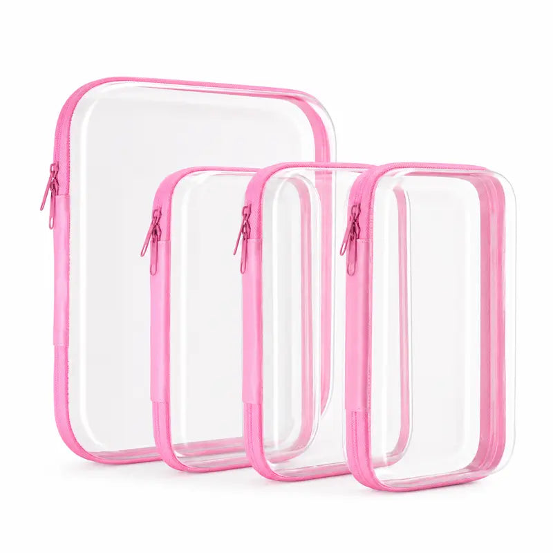 🔥 Limited-Time 49% OFF 🧳 Clear Hard Shell Packing Cubes | 💧 Waterproof PET Travel Organizer Bags