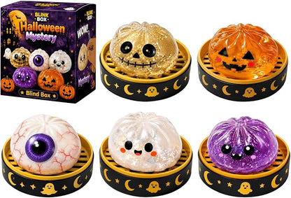 🔥 55% OFF TODAY 🎃 Halloween Steamed Bun Squishy Mystery Box Toy