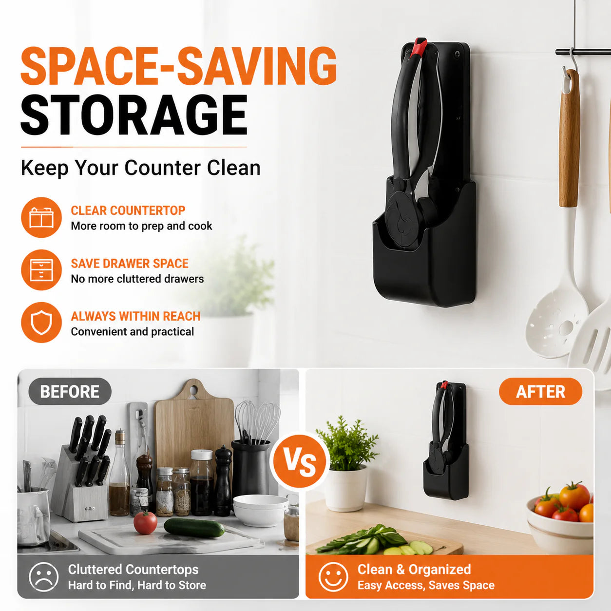 ✂️2-in-1 Kitchen Scissors & Cutting Board | Upgraded Wide Blade Food Prep Tool