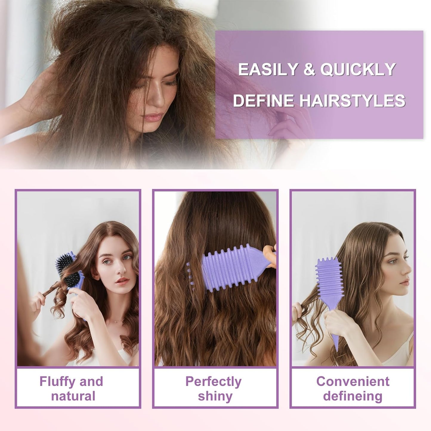 ✨Curl Defining Styling Brush | Define Perfect Curls for Natural Curly Hair🌀
