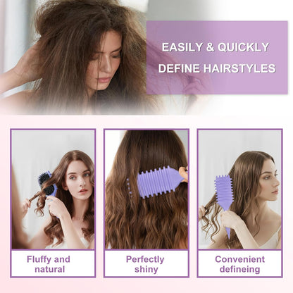 ✨Curl Defining Styling Brush | Define Perfect Curls for Natural Curly Hair🌀