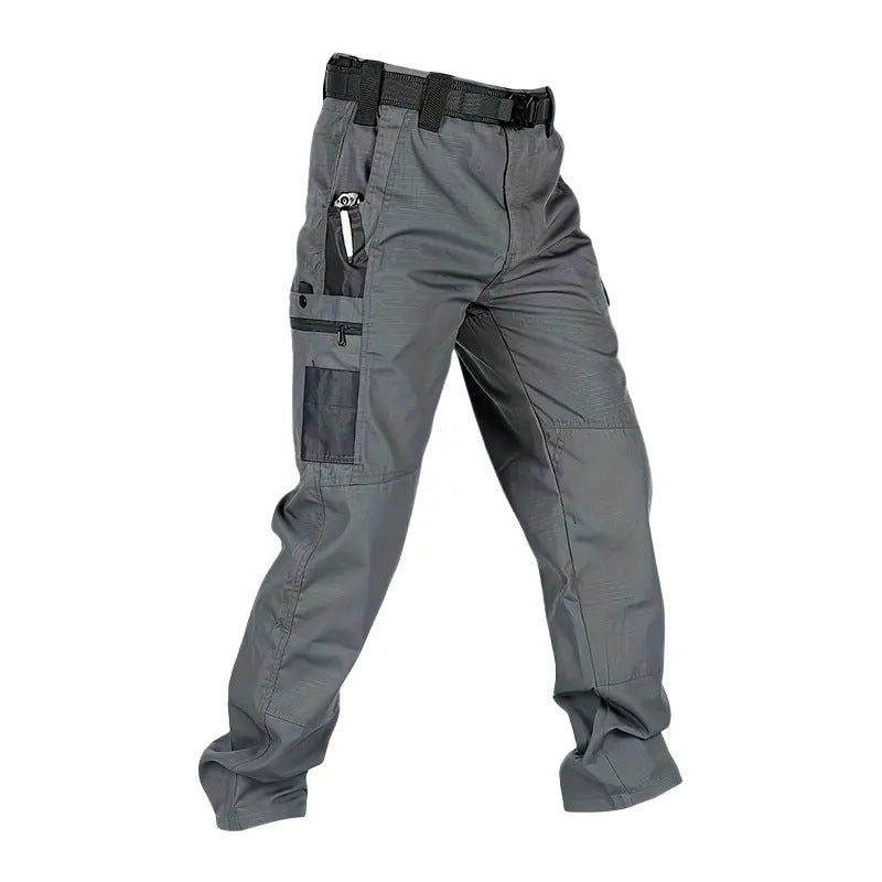 🔥49% OFF 👖 Men's Ripstop Cargo Work Pants, Water-Resistant Utility Pants with Tool Pockets