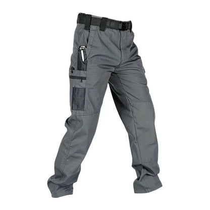 🔥49% OFF 👖 Men's Ripstop Cargo Work Pants, Water-Resistant Utility Pants with Tool Pockets