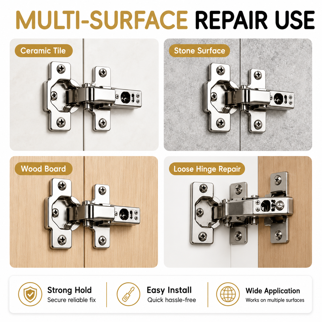 🔥Limited-time 49% off🔥🔩60PCS 6×14mm Hinge Repair Expansion Anchors for Loose Cabinet Doors