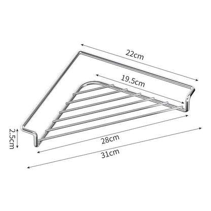 🔥Stainless Steel Corner Sink Shelf