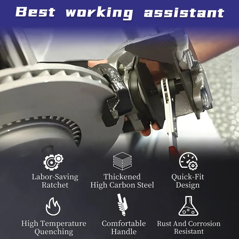 ⚡Hot Sales 49% OFF🔥🔧Brake Caliper Piston Press Tool – 360° Rotating Wrench🚗