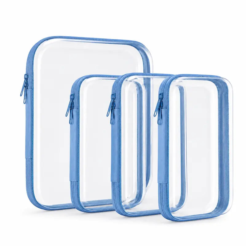 🔥 Limited-Time 49% OFF 🧳 Clear Hard Shell Packing Cubes | 💧 Waterproof PET Travel Organizer Bags