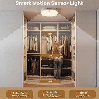 🔥Limited-time 49% off🔥 RGB Waterproof Motion Sensor Shower Light 💧🌈 Remote Control & 10000mAh Battery