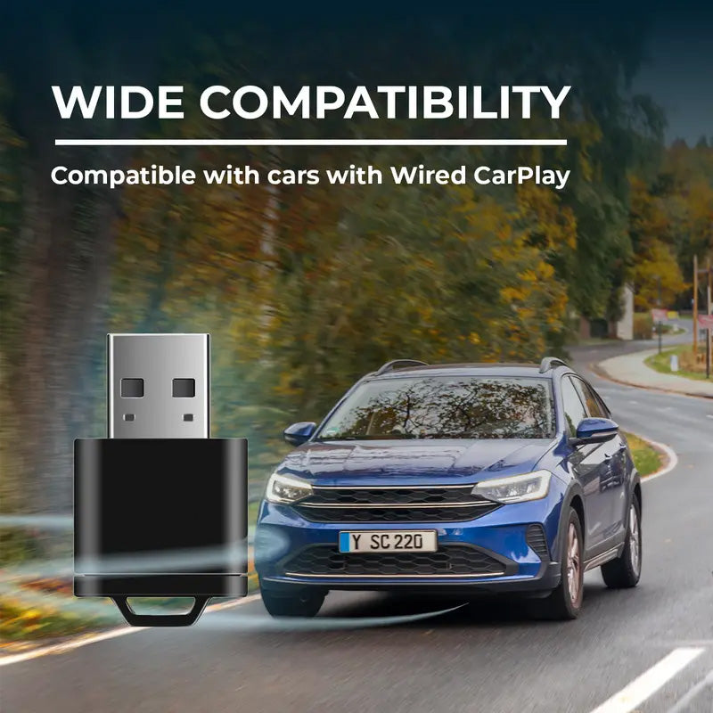 🔥LAST DAY 49% OFF📱 Wireless CarPlay & Android Auto Adapter | 🚗 Convert Wired to Wireless ⚡