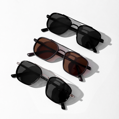 🎁Promotion 49% OFF😎 Fashion Geometric Double-Beam Sunglasses