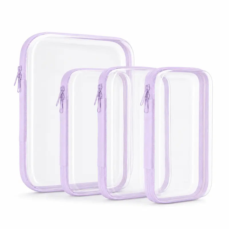 🔥 Limited-Time 49% OFF 🧳 Clear Hard Shell Packing Cubes | 💧 Waterproof PET Travel Organizer Bags