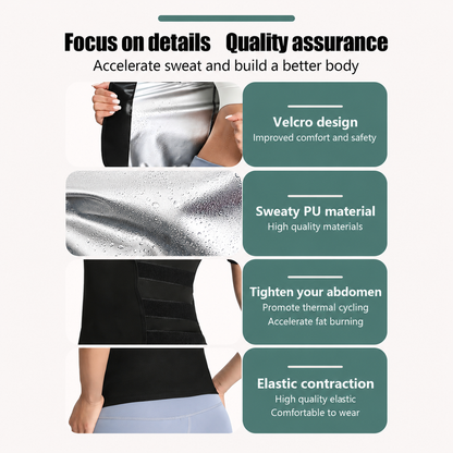 📢LAST DAY 49% OFF🔥Women's Sauna Sweat Vest | Compression Waist Trainer for Gym
