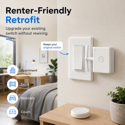 🔥LAST DAY 49% OFF💡 Remote Light Switch Control | No Wiring, Easy Remote Control