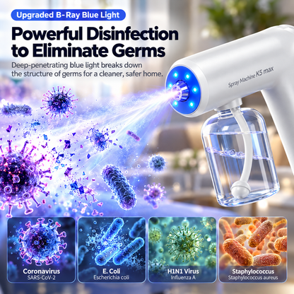 ⏰ LIMITED TIME 49% OFF⚡ Cordless Electric Fine Mist Sprayer | Rechargeable Spray Gun