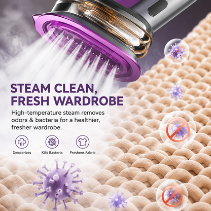 🔥Limited-time 49% off🔥Compact 2-in-1 Handheld Garment Steamer & Iron