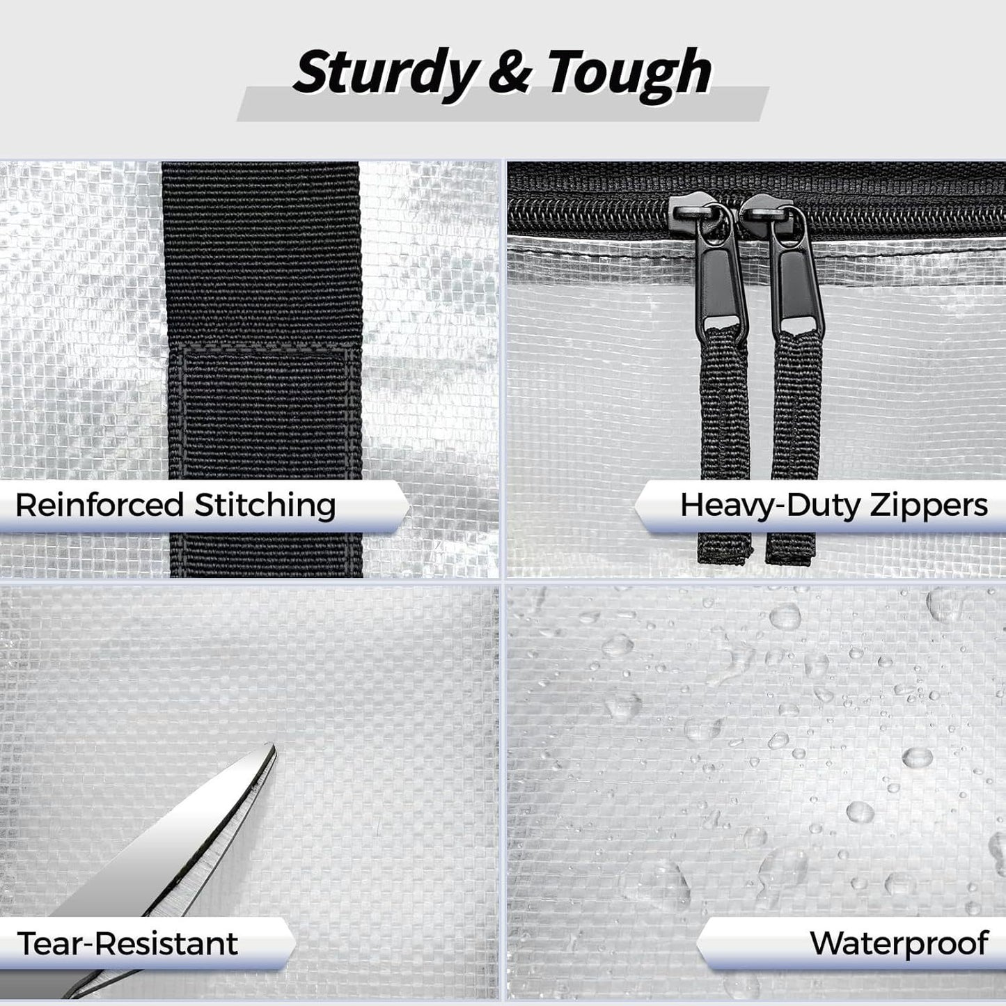 📢Best Seller🔥📦Waterproof Extra Large Moving Storage Bags | Heavy‑Duty Zipper Storage Bags