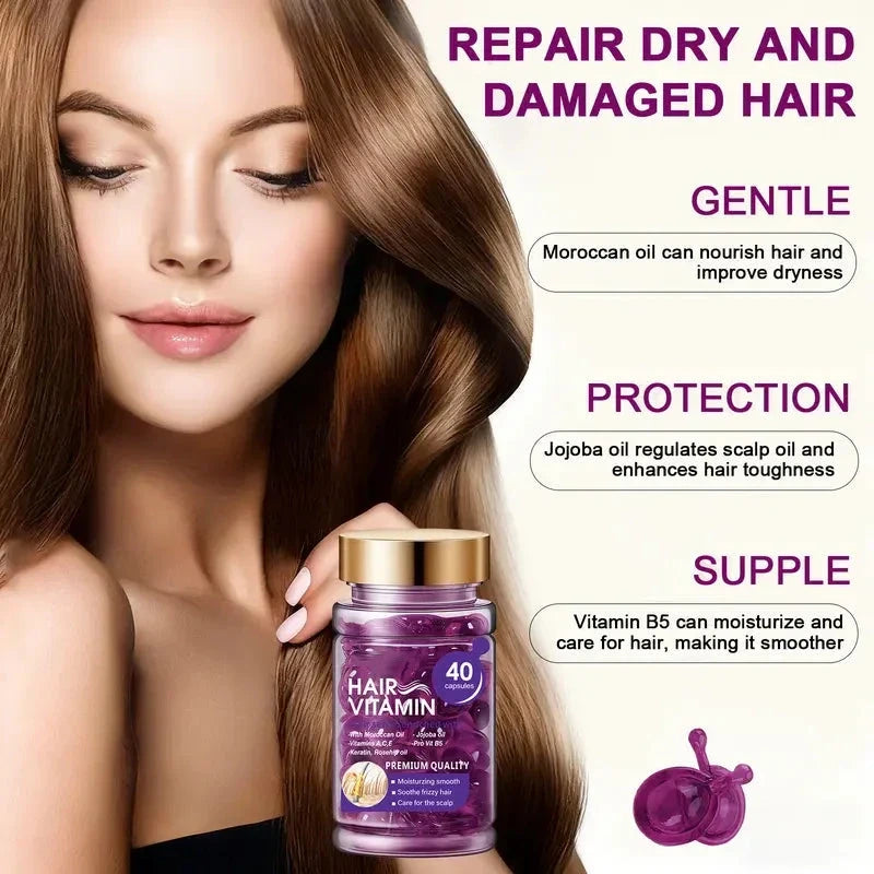 🔥 50% OFF TODAY🔥Essential Oil Hair Smoothing Capsules