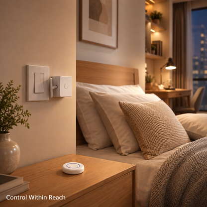 🔥LAST DAY 49% OFF💡 Remote Light Switch Control | No Wiring, Easy Remote Control