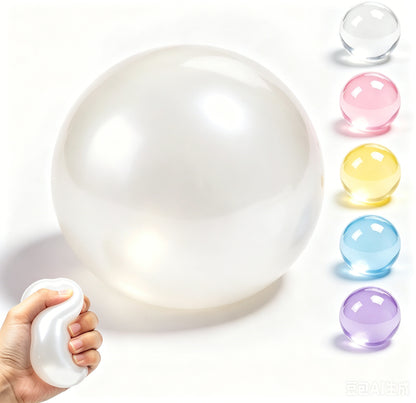 🍬Crystal Clear Jelly Squeeze Ball🥰  Soft Coconut Oil Fidget Toy, Perfect Stress Buster for Boredom & Anxiety