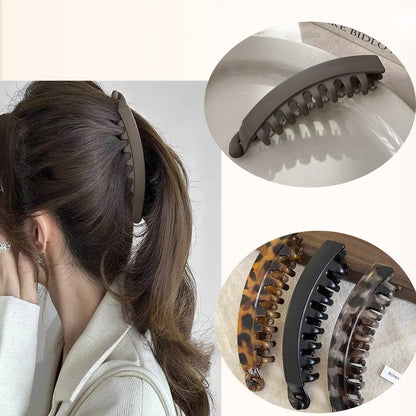 🔥HOT SALES✨Retro Banana Hair Clips 2 Pack | Non-Slip Ponytail Hair Barrette