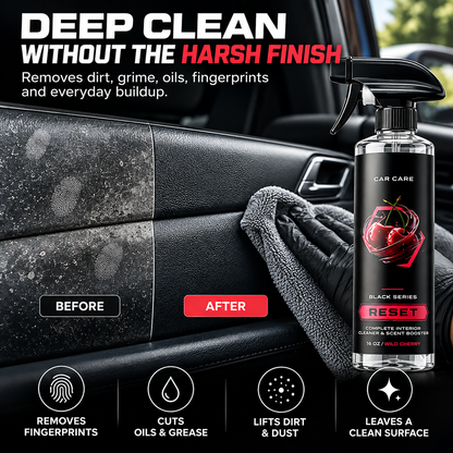 🔥 Limited-Time 49% OFF🚗Car Interior Cleaner & Scent Booster | 🧼Matte Dashboard Cleaner Spray