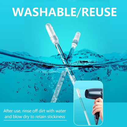 🔥Limited Time 49% OFF👂 Sticky Ear Cleaning Stick, 24 PCS Reusable Ear Wax Remover, Safe for Adults & Kids