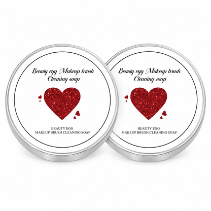 🔥 Limited-Time 49% OFF 🫧 Makeup Brush Cleaning Soap with Silicone Scrub Pad | 100g ✨