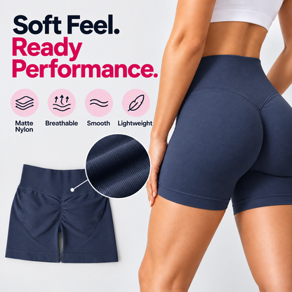 💕49% OFF 🍑Women's Seamless Scrunch Gym Shorts | High-Waist Sculpting Fit