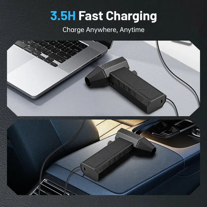 📢 49% OFF🔥 Powerful Turbo Mini Jet Fan 130000RPM 💨💪 USB‑C Rechargeable Compact Air Duster