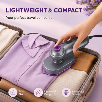 🔥Limited-time 49% off🔥Compact 2-in-1 Handheld Garment Steamer & Iron