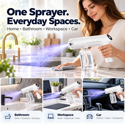 ⏰ LIMITED TIME 49% OFF⚡ Cordless Electric Fine Mist Sprayer | Rechargeable Spray Gun