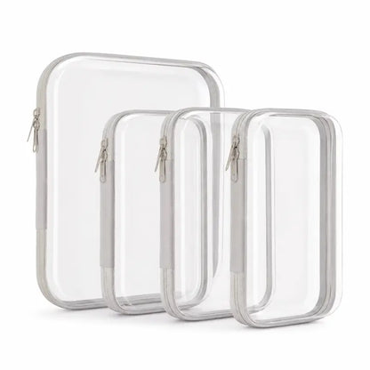 🔥 Limited-Time 49% OFF 🧳 Clear Hard Shell Packing Cubes | 💧 Waterproof PET Travel Organizer Bags