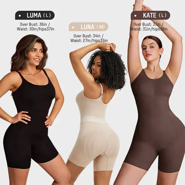 💥Easy slide Tummy Control Butt Lifter Bodysuit, Scrunch Rear Design with Boning Support