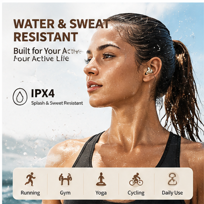 Open-ear sport earbuds