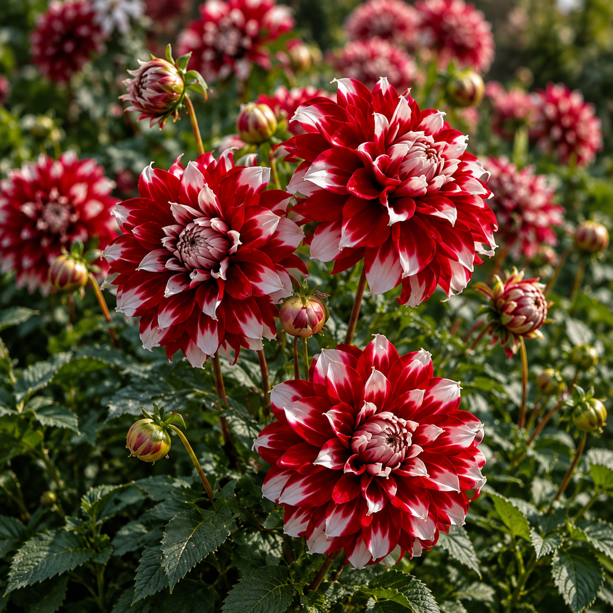 🎅 Rare Santa Claus Dahlia Bulbs – Christmas Magic in Your Garden 🌸🎄