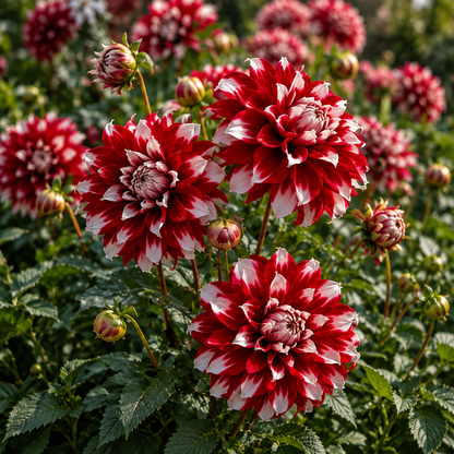 🎅 Rare Santa Claus Dahlia Bulbs – Christmas Magic in Your Garden 🌸🎄