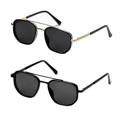 🎁Promotion 49% OFF😎 Fashion Geometric Double-Beam Sunglasses