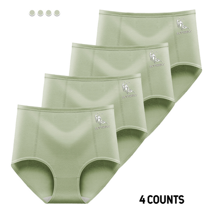 Women's High-Waisted Cotton Underwear - S-XXL