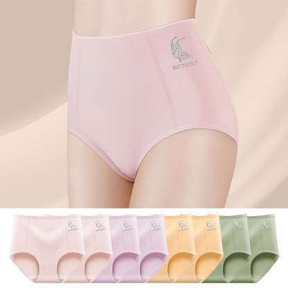 Women's High-Waisted Cotton Underwear - S-XXL