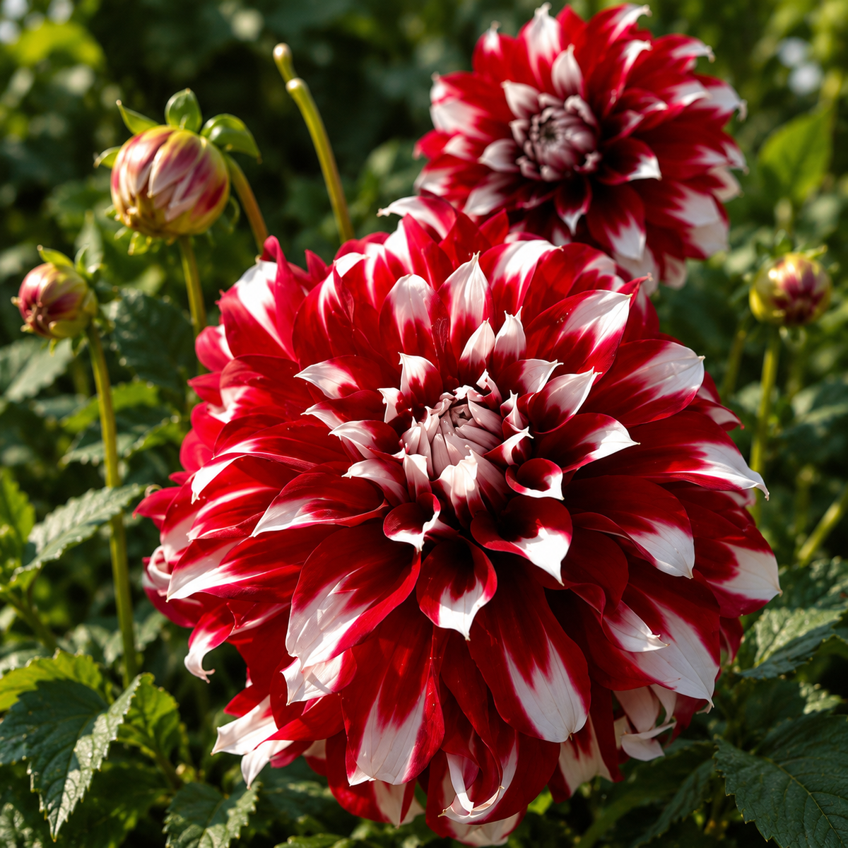 🎅 Rare Santa Claus Dahlia Bulbs – Christmas Magic in Your Garden 🌸🎄