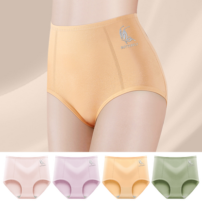 Women's High-Waisted Cotton Underwear - S-XXL