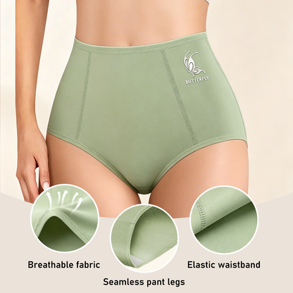 Women's High-Waisted Cotton Underwear - S-XXL