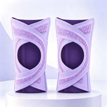 🦵 Adjustable Knee Support Brace | Cross-Strap Stabilization & Open-Patella Design